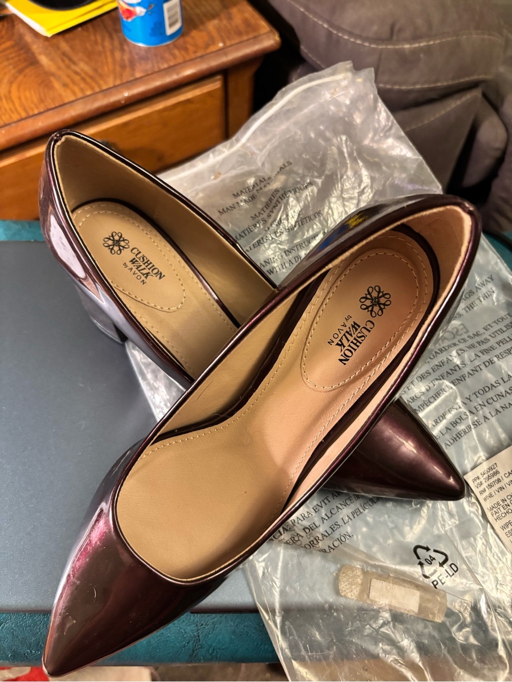 Avon Women's Shimmering Plum Pointed-Toe Pumps